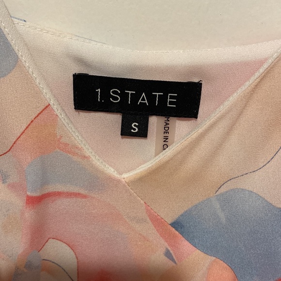 1. State Colorful Ruffle Romper - Picture 2 of 4